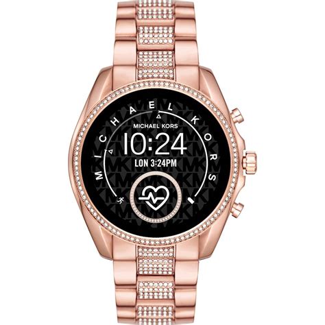 rose gold michael kors smartwatch women|michael kors mkt5045 smartwatch.